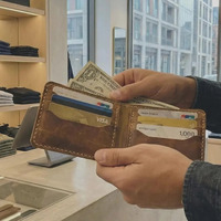 Proveedor de Carteras para Hombre al por Mayor, Logotipo Personalizado, Fabricante OEM, Calidad Premium, Exportación, Precio al por Mayor, Color y Tamaño Personalizables