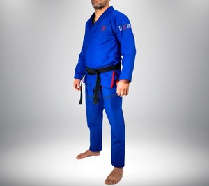 Kimono de Jiu Jitsu Brasileño Ligero y Elástico 100% Algodón, Uniforme de Karate Personalizado al por Mayor - Product Image 3