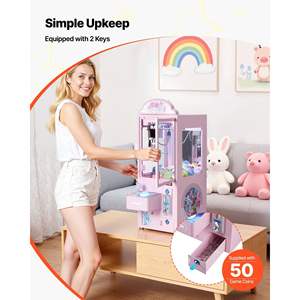 Máquina de Grúa de Garra de Tamaño Mediano con Sonido y Luz Ajustables, Garras de Acero Precisas, Dispensador de Premios y Dulces para Uso Comercial y Doméstico - Product Image 6