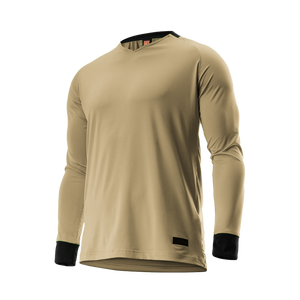 Camiseta Deportiva Personalizada OEM ODM para Hombre, 100% Algodón, Antiarrugas, Transpirable, Cuello en V, Manga Larga - Product Image 5