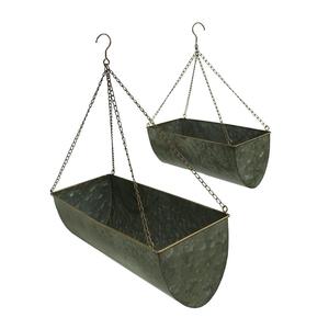 Macetero Colgante Moderno de Metal Galvanizado de 3 Niveles para Interiores y Exteriores, Jardinera para Hierbas y Flores con Cadena para Uso Doméstico - Product Image 5