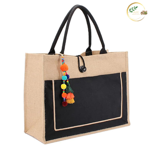 Bolsa de Compras de Yute de Alta Resistencia con Costuras Reforzadas para Suministro a Granel - Product Image 5