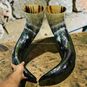 Cuernos de Vidrio Hechos a Mano para Beber, Estilo Vintage, Forma Curva, Regalo para Ocasiones Especiales a Precio Económico - Product Image 4