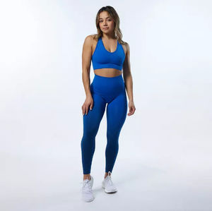 Conjuntos de Yoga para Mujer, Ropa Deportiva Transpirable y Cómoda para Yoga, Pilates y Entrenamientos, Servicio OEM con Logotipo Personalizado - Product Image 4