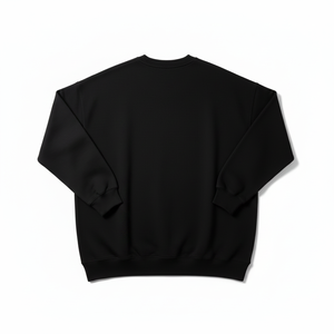 Sweat-shirts 100% coton surdimensionnés 380g à col rond avec logo personnalisé, qualité supérieure, sweat-shirts avec strass - Product Image 3