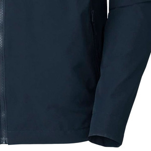 Chaqueta impermeable de poliéster para senderismo con capucha para hombre, logotipo personalizado, cortavientos con cremallera completa, chaqueta de lluvia para hombre - Product Image 5
