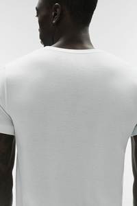 เสื้อยืดผู้ชายขายส่ง ฤดูร้อน สีพื้น แขนสั้น คอกลม แฟชั่นลำลอง ทุกสี - Product Image 5