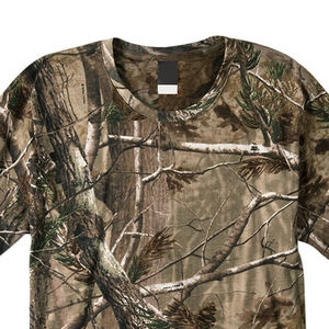 Chemise de chasse camouflage personnalisée OEM pour homme adulte, manches longues, respirante, en polyester, impression sérigraphique, saison estivale - Product Image 2