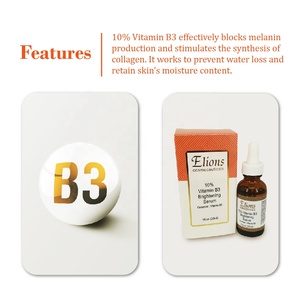 Oem huyết thanh thảo dược Mặt & Cổ 10% Niacinamide axit hyaluronic chống lão hóa làm trắng tì vết thanh toán bù trừ lợi ích cho da nhờn - Product Image 3