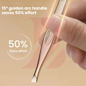 Pinzas de Precisión para Cejas, Espolones y Vello Encarnado, Herramienta de Depilación Facial con Punta Inclinada, Duraderas y Afiladas - Product Image 4