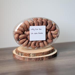 Export Premium Quality 200g Vietnam Factory Customizable Grade ISO Certified Cashew <b>Nuts</b> with Clear Oval Box Wholesale - Product Image 3
