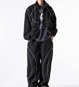 Conjunto Deportivo Personalizado de Alta Calidad, Chaqueta y Pantalones Impermeables Reflectantes de Nailon para Exteriores, Traje Deportivo para Hombre - Product Image 2