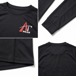 Camiseta de Compresión Negra de Manga Larga de Secado Rápido para Hombre - Product Image 4