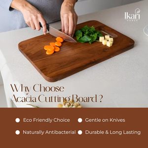 ถาดไม้สักอิคาริทรงสี่เหลี่ยมผืนผ้าพร้อมหูจับ บรรจุภัณฑ์ชิ้นเดียว - Product Image 6