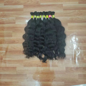 Cabello Virgen Ondulado Natural del Sur de la India Sin Procesar – Cabello Humano Sin Enredos, con Cutículas Alineadas - Product Image 1