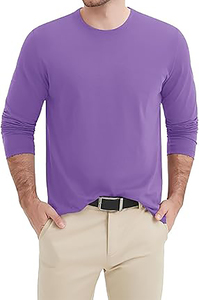 Camiseta de Hombre Elegante y Más Vendida, 100% Algodón, Cómoda, Informal, Transpirable, de Manga Larga, Alta Calidad, Talla Grande, Secado Rápido - Product Image 5