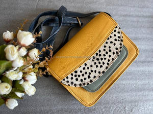 Nuevo bolso elegante de cuero reciclado para mujer, bolso cruzado con estampado de animales y pelo de alta calidad, bolso de hombro de cuero múltiple para mujer - Product Image 3