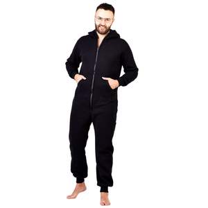 Pijama Enterizo de Forro Polar para Hombre, Manga Larga, Transpirable, de Poliéster/Algodón, Venta al por Mayor, Marca OEM - Product Image 1