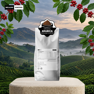 กาแฟอาราบิก้าบริสุทธิ์คั่วเข้มบดละเอียด 1 กก. บรรจุในถุงแบบกันอากาศ สำหรับชงเย็น ปราศจากตะกอน สกัดง่าย รสเข้มข้น - Product Image 4
