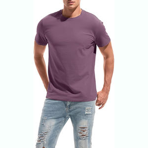Camisetas para hombre de mezcla de algodón, ligeras, muy recomendables y de gran demanda, con cuello redondo, para uso diario. - Product Image 3