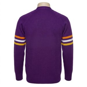 Cardigan pour homme personnalisé PV A&M avec broderie, logos en chenille, tricotage, coupe décontractée, cardigan HBCU, tricoté en acrylique - Product Image 3