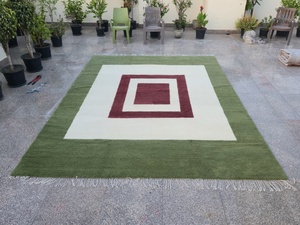 Tapis berbère marocain Beni Ourain noué à la main, 100% laine, motif géométrique diamant, sur mesure, vente en gros - Product Image 6