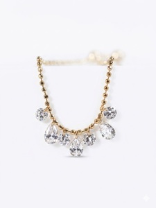 <b>Dainty</b> Pear Cut Diamond Charm <b>Ring</b> 14K Solid Gold Lab Grown Diamond Beaded Dangle Band Multi Stone Drop <b>Ring</b> Unique Fine Jewelry - Product Image 6