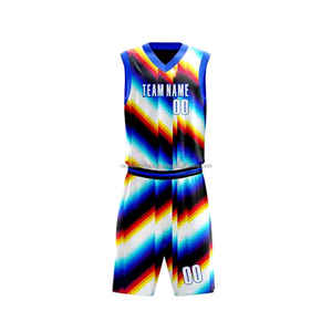 เครื่องแบบเสื้อบาสเก็ตบอลชุดกีฬาสำหรับผู้ชายชุดบาสเก็ตบอลดีไซน์ใหม่ออกแบบได้ตามต้องการ - Product Image 6