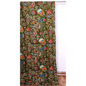 Colcha Kantha hecha a mano 100% algodón, hermosa con estampado floral indio y paisley, para decoración del hogar y uso doméstico. - Product Image 3