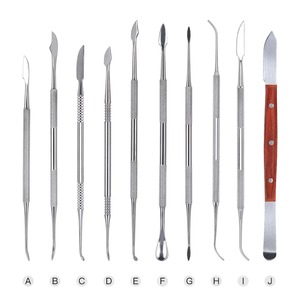AMETRINE SURGICAL APC-44 Kit de 10 outils de sculpture dentaire en cire en acier inoxydable, polyvalent pour laboratoire - Product Image 1