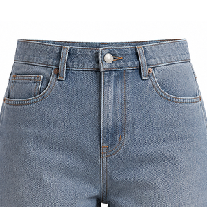 Shorts en jean classiques pour hommes, longueur genou, décontractés, en coton, avec ourlet retroussé, mode streetwear d'été pour hommes à prix abordable - Product Image 3