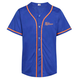 Premium Soft Fabric <b>Baseball</b> Jersey Button Front Athletic Fit Practice Ready Sportswear Daily Use Comfortable Lightweight - Product Image 1