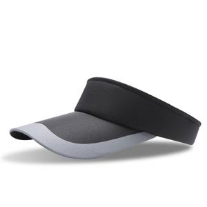 Casquette à visière rayée multicolore en gros, broderie personnalisée professionnelle, chapeau de sport 100% coton, protection UV, protection solaire - Product Image 1