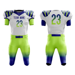 Uniforme de football américain personnalisé, logo sur mesure, léger, pour entraînement et performance, uniforme d'équipe de football américain - Product Image 1
