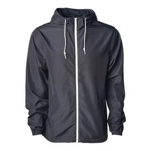 Veste coupe-vent réversible à double couche, coupe-vent à capuche pour femmes, vêtements de sport, impression personnalisée, graffiti, coupe-vent - Product Image 1