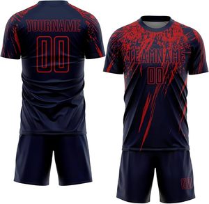 ชุดฟุตบอลแบบกำหนดเอง เสื้อฟุตบอลระบายอากาศ น้ำหนักเบา ชุดฝึกซ้อมและแข่งขัน ผู้ผลิตและจำหน่ายจากโรงงาน OEM - Product Image 4