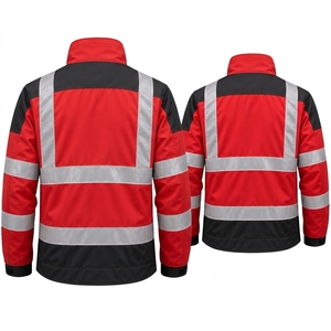 Veste de sécurité haute visibilité, vêtements de travail réfléchissants, vêtements d'extérieur, tissu durable, coupe légère, vêtements de construction pour l'extérieur - Product Image 2