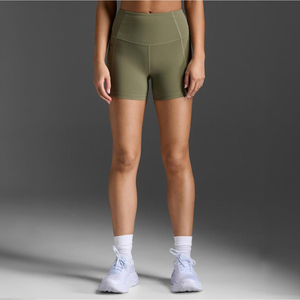 Shorts de Playa Elegantes para Mujer, Cintura con Bolsillos Laterales, Transpirables, de Secado Rápido, Ecológicos, de Poliéster/Algodón, para Natación y Surf - Product Image 4