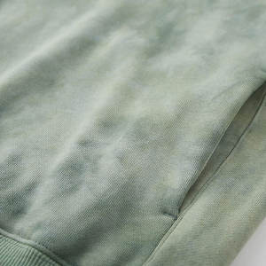 เสื้อฮู้ดผ้าฟลีซผสมคอตตอน 80/20% คุณภาพพรีเมียม ลุคย้อมสีแบบแอซิดวอช - Product Image 6