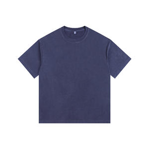 Camiseta Vintage Lavada al Ácido de Alta Calidad al por Mayor, con Logotipo Personalizado, para Hombre, Talla Grande, 100% Algodón, Unisex - Product Image 6