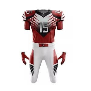 Conjunto de Uniforme de Fútbol Americano Sublimado, Diseño Personalizado, Jersey de Fútbol Americano con Absorción de Humedad - Product Image 3