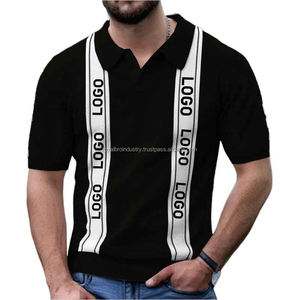 Camisetas Polo de hombre de peso pesado 280gsm, ropa de calle, camiseta Polo con logotipo personalizado en blanco, transpirable, precio a granel, ropa informal para hombre - Product Image 2