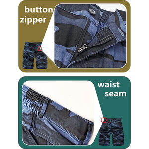 Pantalones Cortos de Caza para Hombre con Cierre de Cremallera, Diseño Cargo, Secado Rápido, Transpirables, Ligeros, Multibolsillos, 100% Algodón - Product Image 4