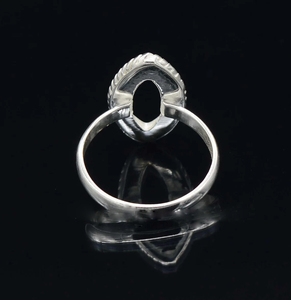 New Marquise Cut 925 Sterling Silver Cocktail <b>Ring</b> Geometric Minimalist <b>Open</b> Back Tension Setting Unisex Everyday Wear Fine <b>Ring</b> - Product Image 6