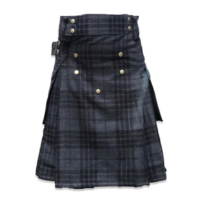 Kilt Escocés a Cuadros con Contraste de Color, Tartán Tradicional de Alta Calidad, Kilt de las Tierras Altas y Escocés para Hombres y Mujeres, Venta al Por Mayor - Product Image 2