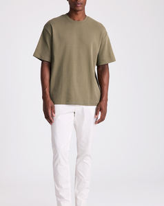 T-shirt à manches courtes et col rond personnalisé pour hommes, épaules tombantes, longueur régulière, respirant et impression numérique - Product Image 2