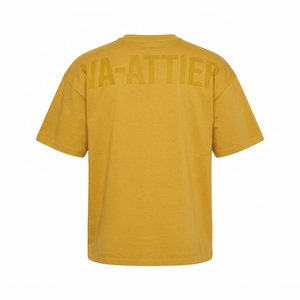 Men's Oversized T Shirt Crew Neck Short Sleeve Casual Streetwear Cotton <b>Tshirt</b> Tonal Chest Letter Print Relaxed Fit - Product Image 4