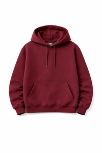 Sudadera Personalizada con Cuello Redondo, 100% Algodón, Sudadera Oversize con Cuello Redondo, Diseño Liso, Sudadera Blanca Estilo Urbano, Talla Grande - Product Image 5