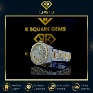 Montre de luxe unisexe à mouvement automatique et à quartz, en acier inoxydable, résistante à l'eau, avec diamants, nouveau design, en promotion - Product Image 3