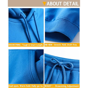Elite Thermal Cotton <b>Pullover</b> & Jogger Set – Customizable Heat-Pressed Winter Outerwear - Product Image 6